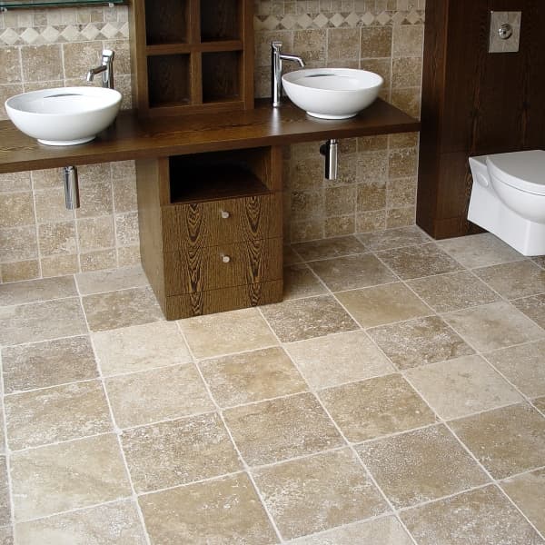 Siva Noce Tumbled Travertine